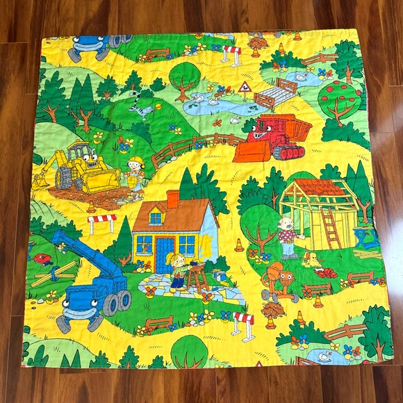Kids Reversible Play Throw Blanket 40 X 41 - Picture 1 of 2